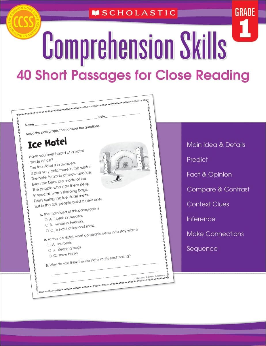 COMPREHENSION SKILLS - GRADE 1