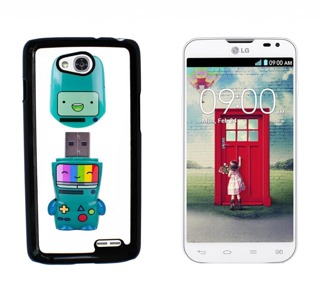 Beemo Adventure Time Hard Plastic and Aluminum Back Case for LG Optimus L90