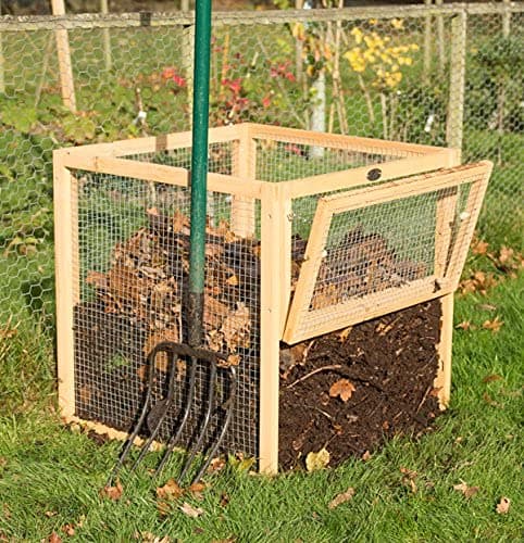Lacewing Premium Wire Mesh Compost Bin with Door 60 x 60 x 60cm - 215 Litres