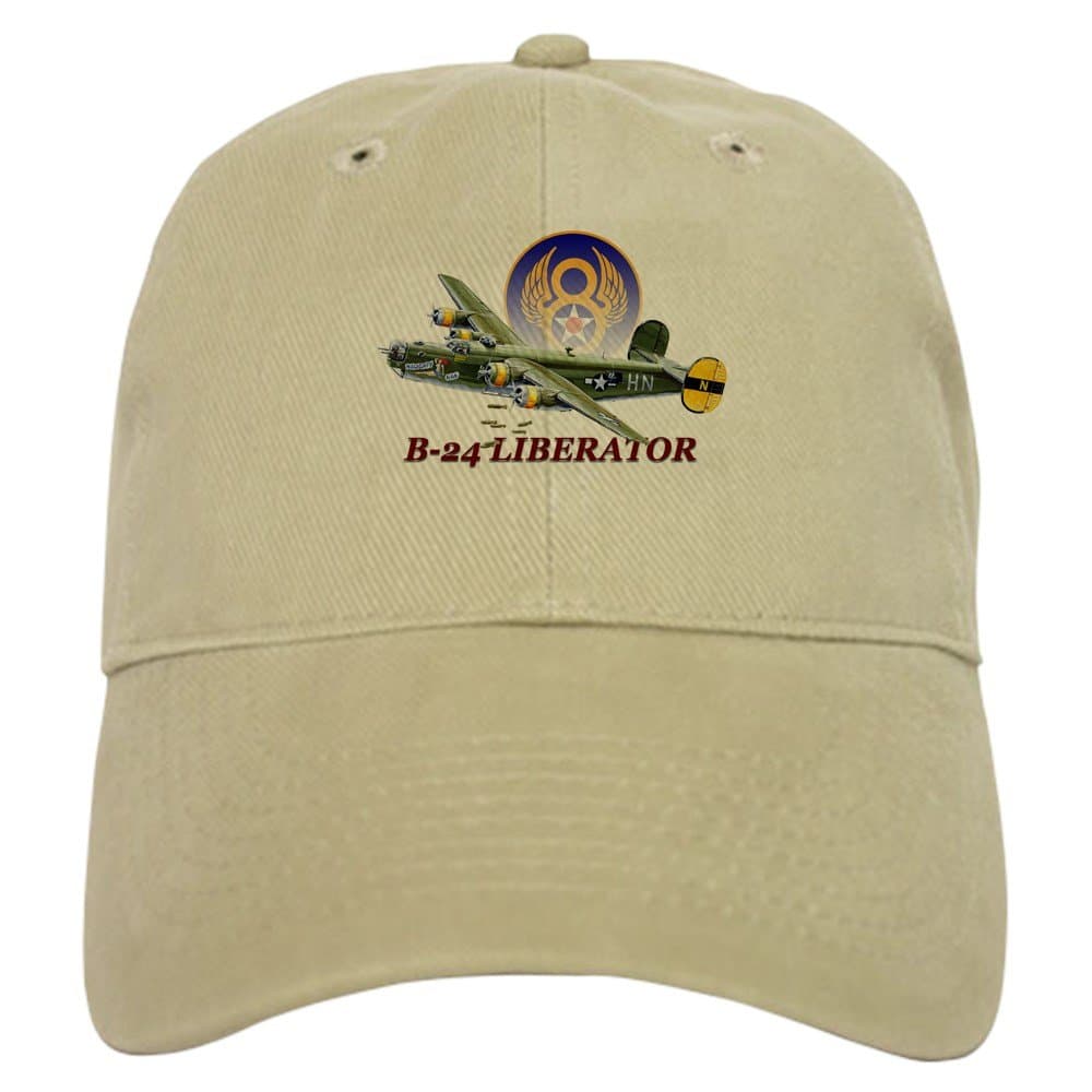 CafePress - 8Th Air Force B-24 Liberator - Baseball Cap with Adjustable Closure, Unique Printed Baseball Hat