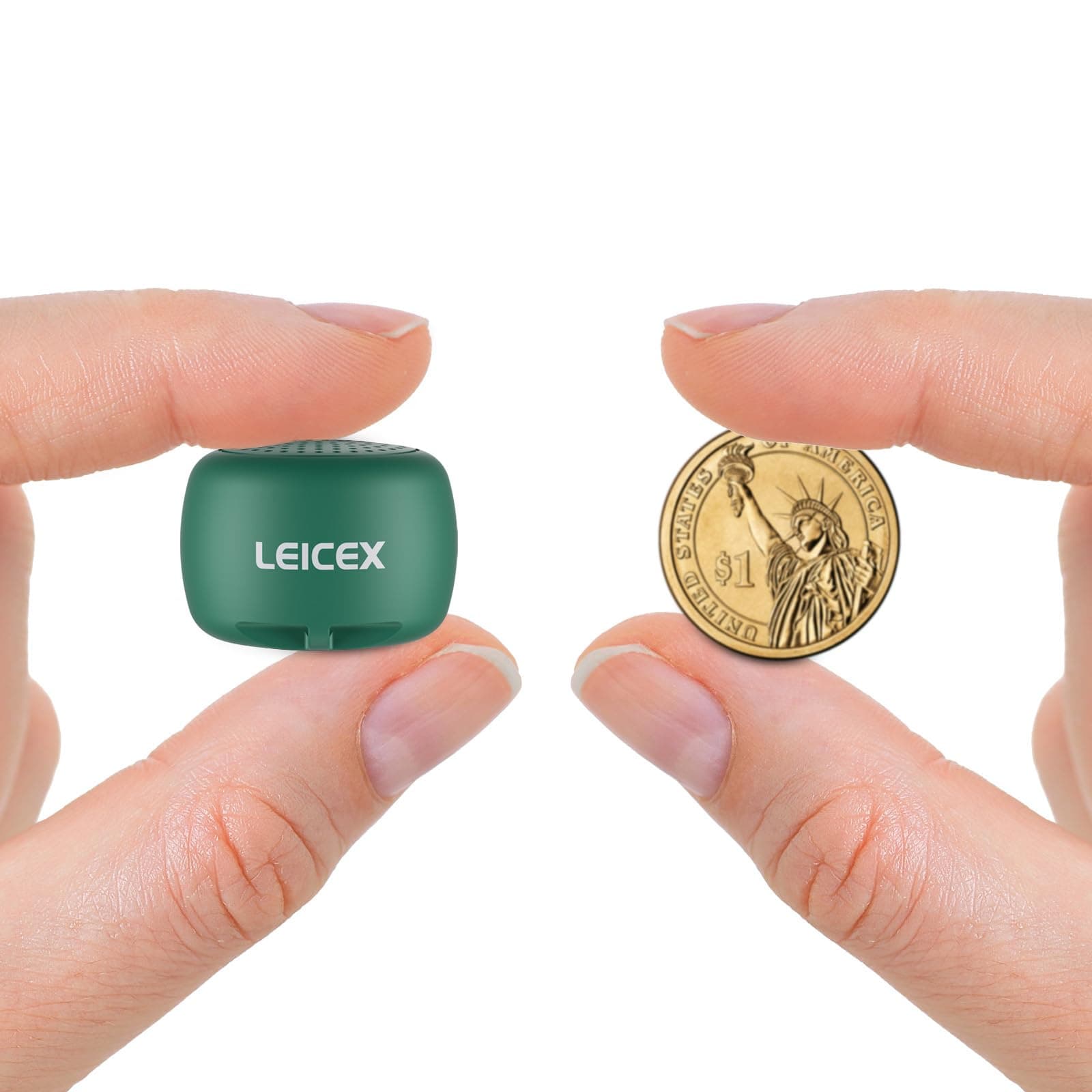 Portable Bluetooth Speakers, Mini Cute Small Pillow Wireless Speakers with Bluetooth 5.0 Perfect for Travel Outdoor Sound (Green)