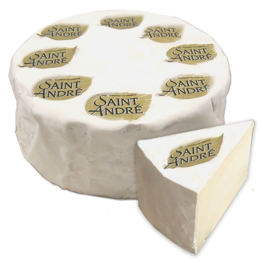 Saint Andre - Triple Cream Soft-Ripened Cheese - Approx. 4Lb-Wheel
