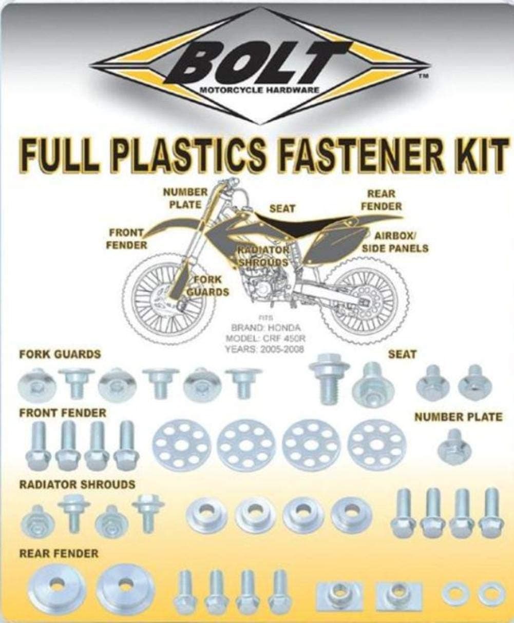Bolt MC Hardware Full Plastic Fastener Kit YAM-0610024