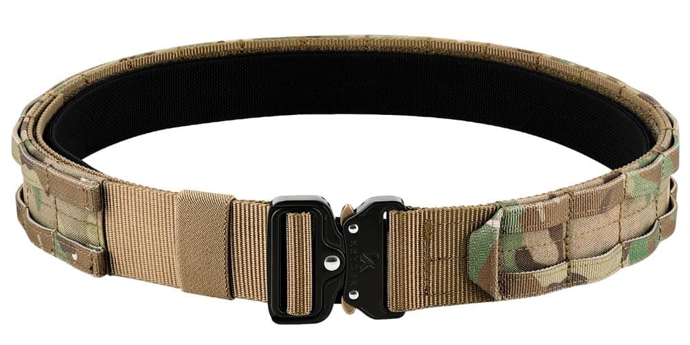 KRYDEX Quick Release Rigger MOLLE Belt 1.75 Inch Inner & Outer Tactical Heavy Duty Belt