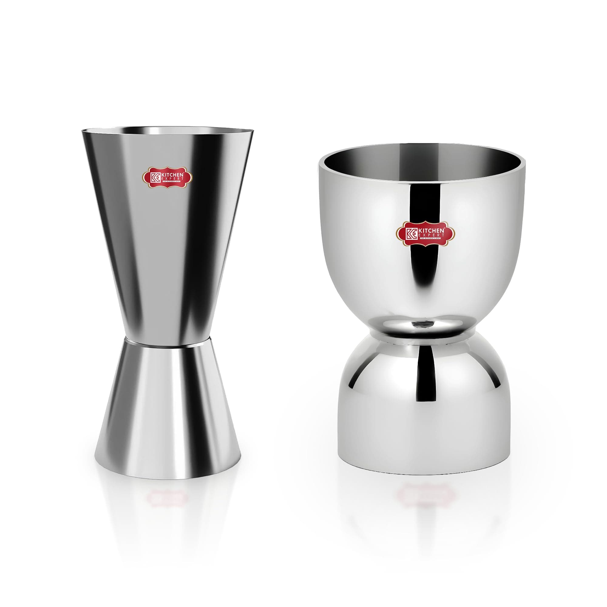 Kitchen Expert - Double Sided Peg Measurer | Stainless Steel | Set of 2 | Dam...