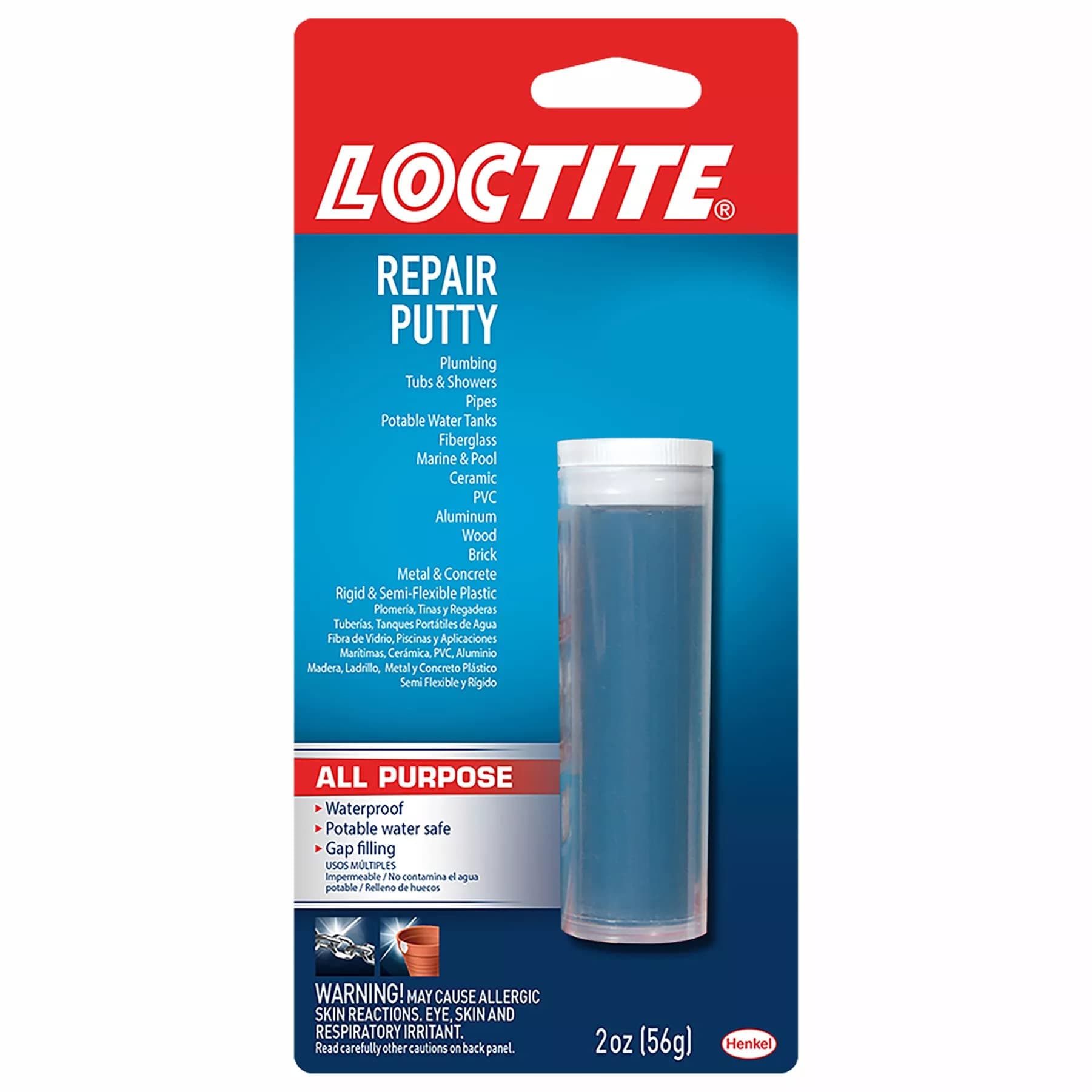 Loctite Epoxy Multi Purpose Repair Putty , 2 oz Stick, 1 Pack