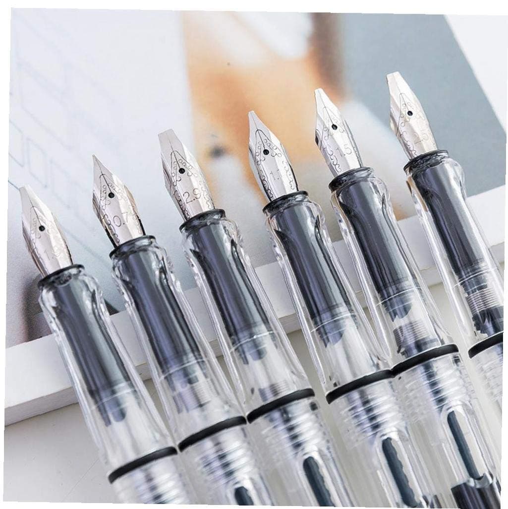 Aisoway Calligraphy Parallel Pen Set Writing Pen for Gothic Letter Stationery 6 Pcs