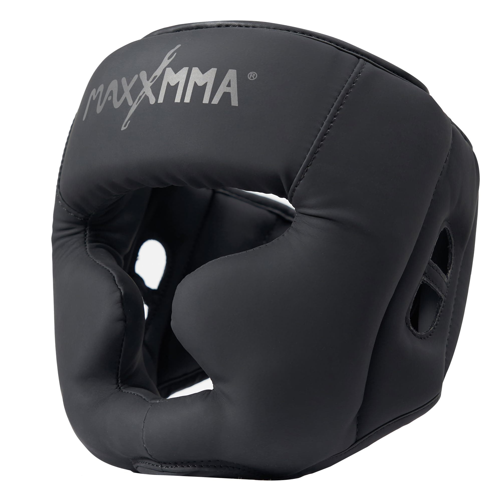 MaxxMMA Boxing Headgear, Adjustable Full Coverage Protection Headguard with Headband