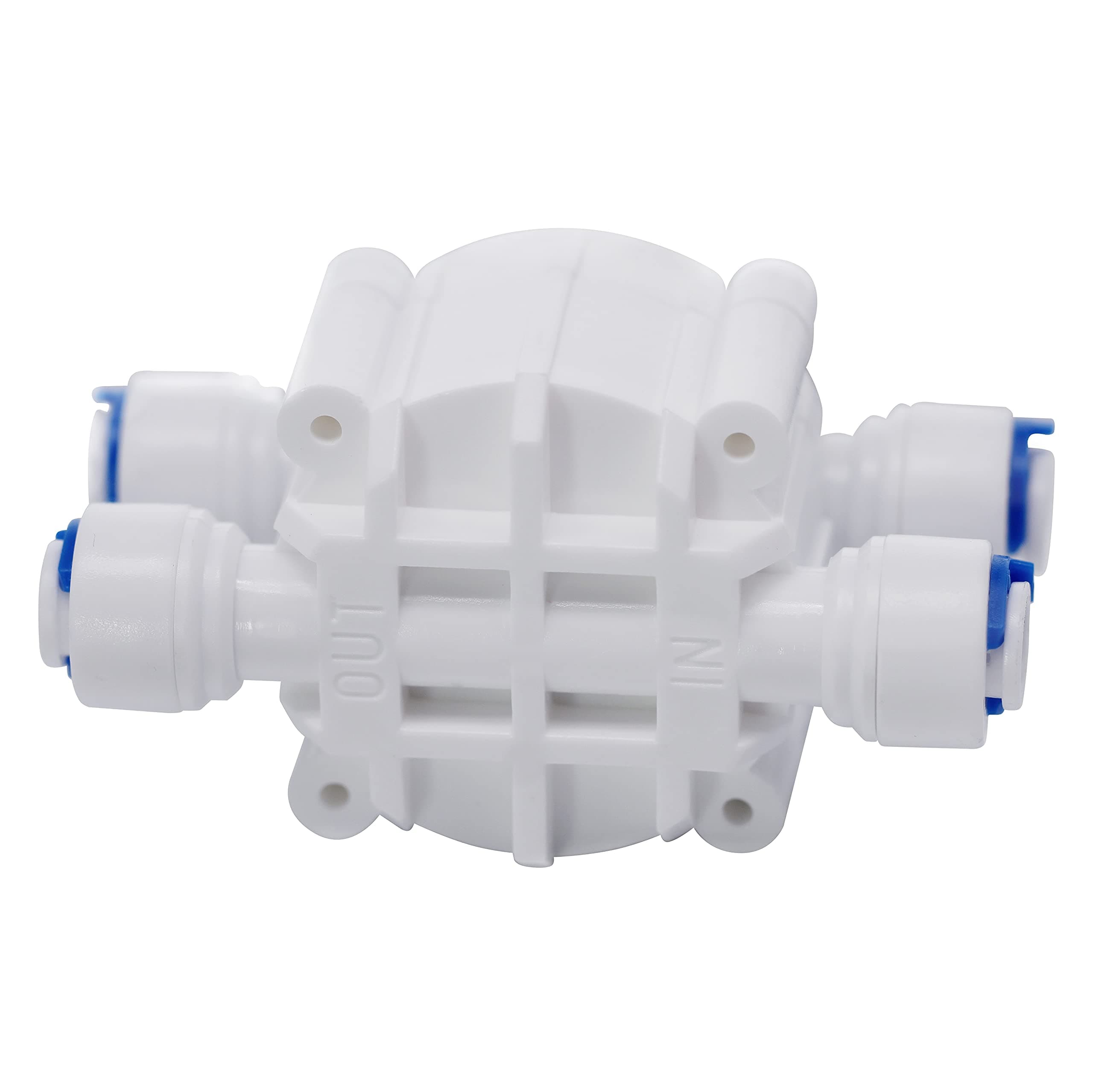 1/4" Automatic Shut-Off Valve with Quick-Connect Fittings For RO Reverse Osmosis
