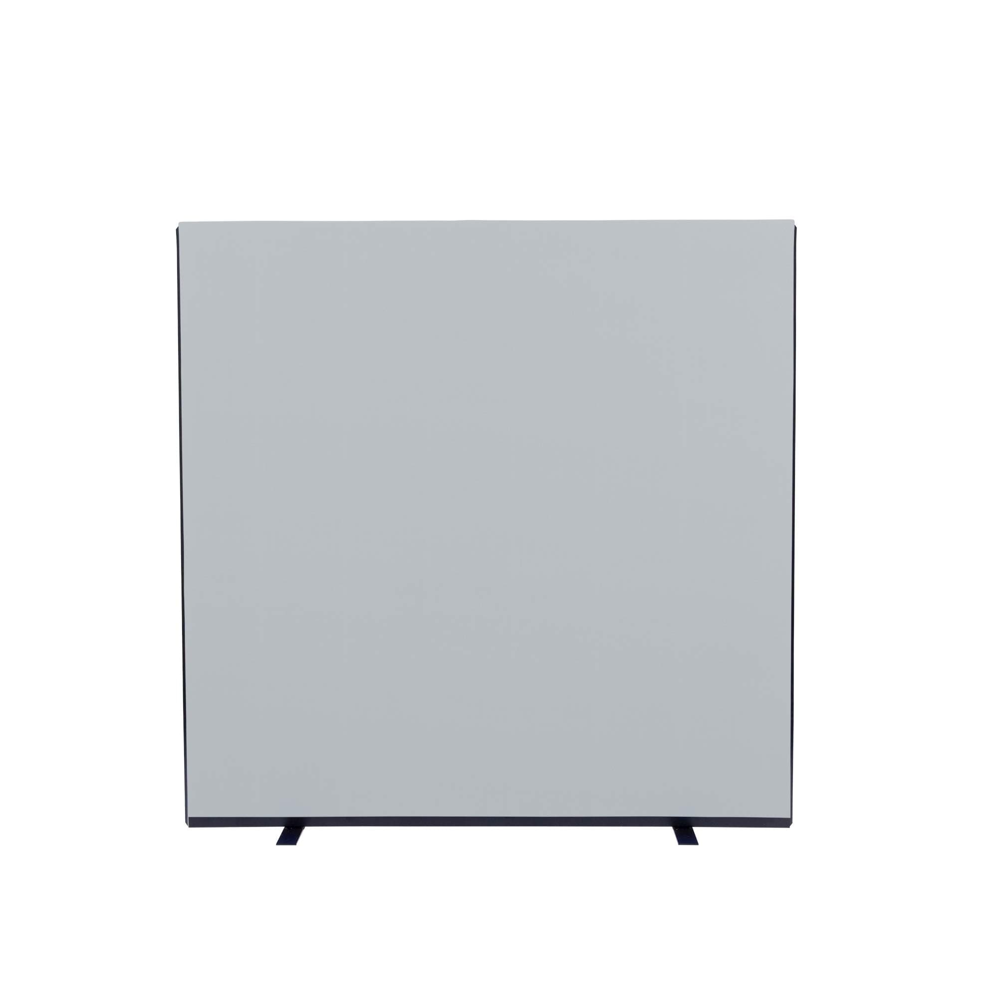 Panelwarehouse Office Screen 1500mm W x 1500mm H, Silver Grey Woolmix