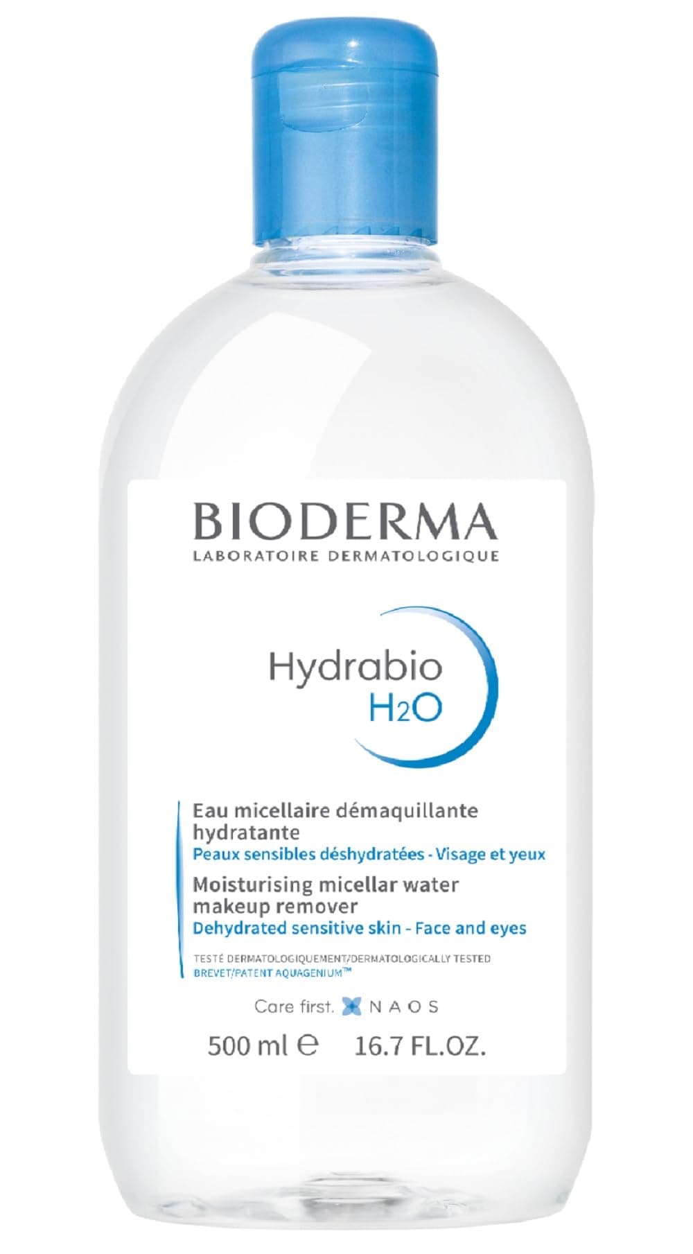 Bioderma HydraBio H2O Micelle Solution for Women - 16.9 oz Cleanser