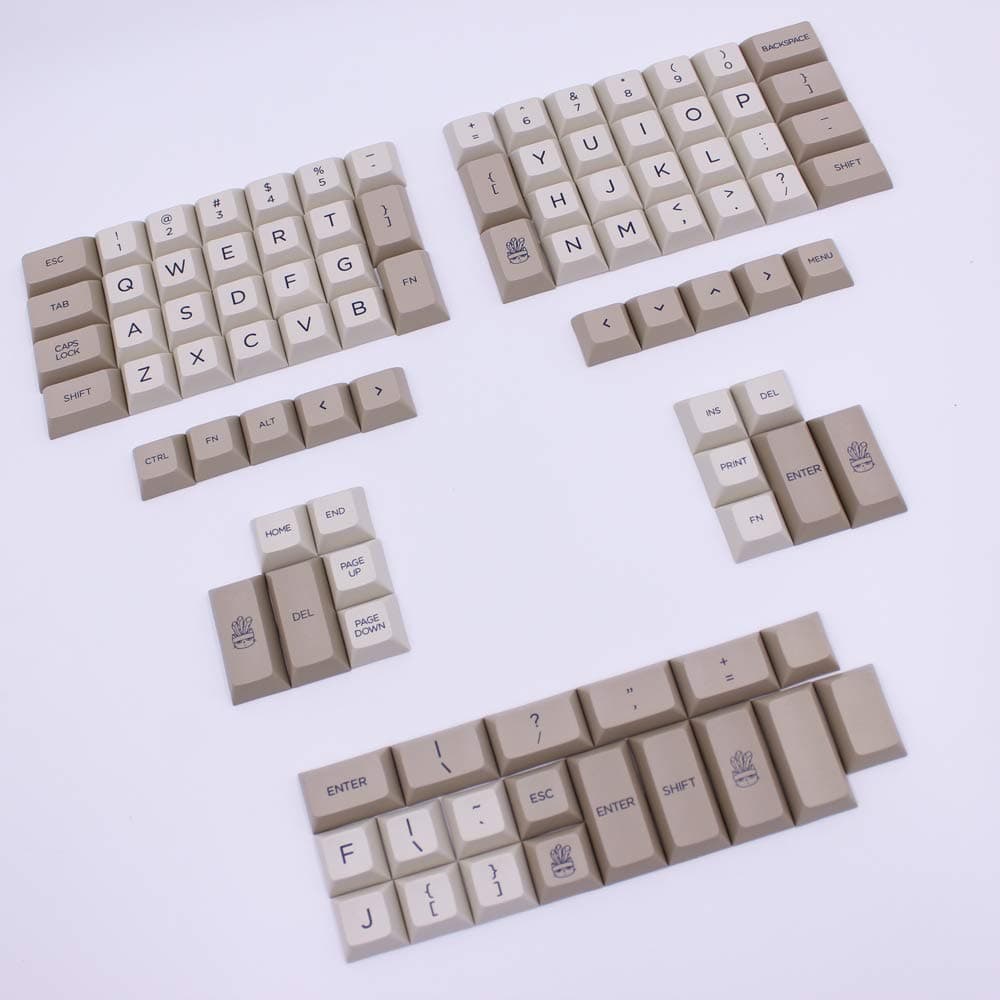 ONECAP Ergo DSA 95 Keys PBT, Dye-Sublimation Keycap Cherry MX Switch keycaps for Wired USB Mechanical Gaming Keyboard (1)