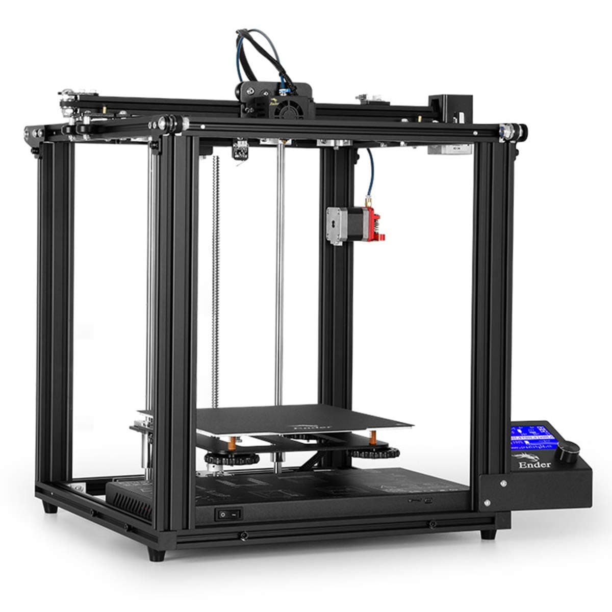 Creality Official Ender 5 Pro 3D Printer Upgrade Silent Mainboard with Metal Extruder Frame Use Capricorn Bowden PTFE Tubing 220 x 220 x 300mm Build Volume