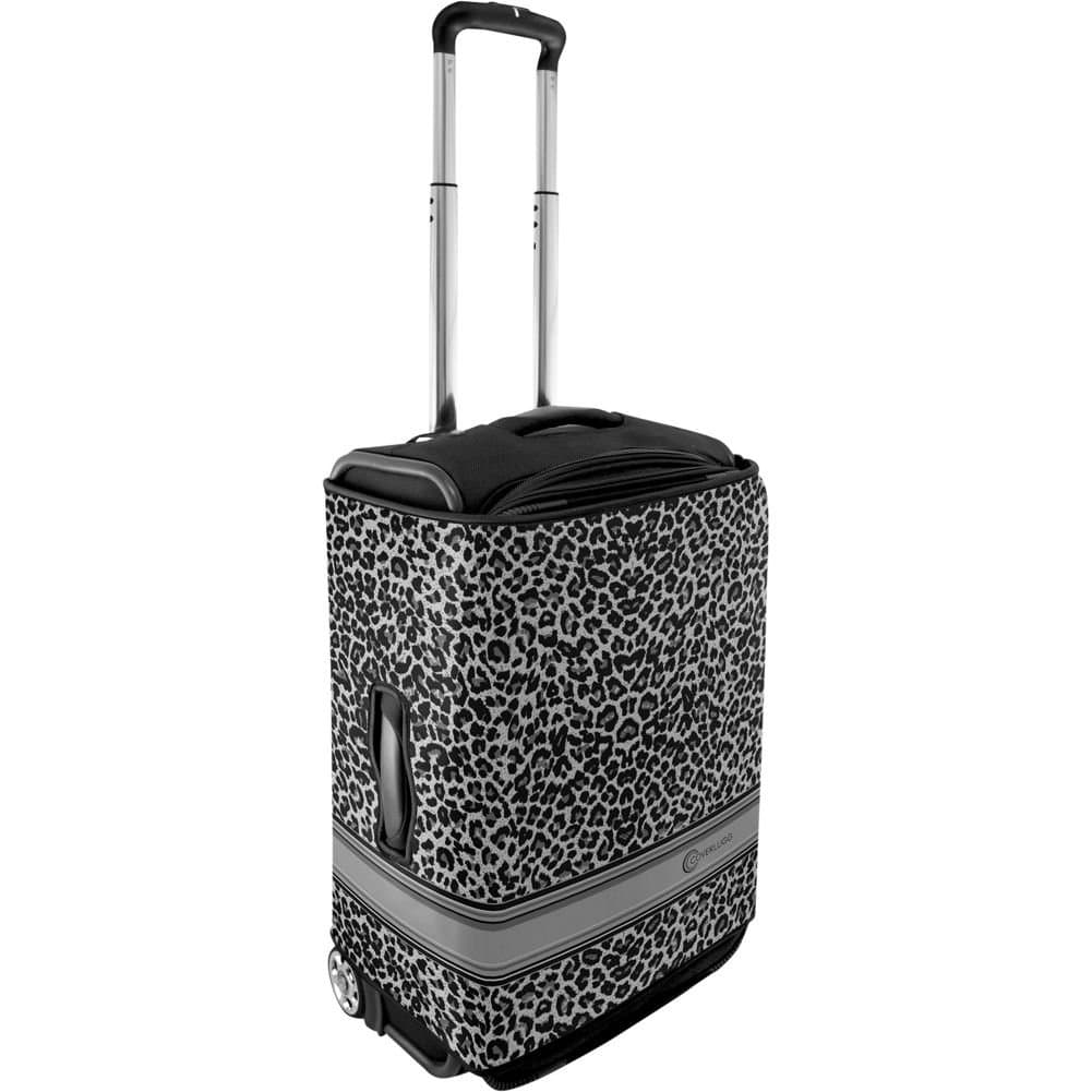 CoverLugg Large Luggage Cover - Black Leopard (Leopard)