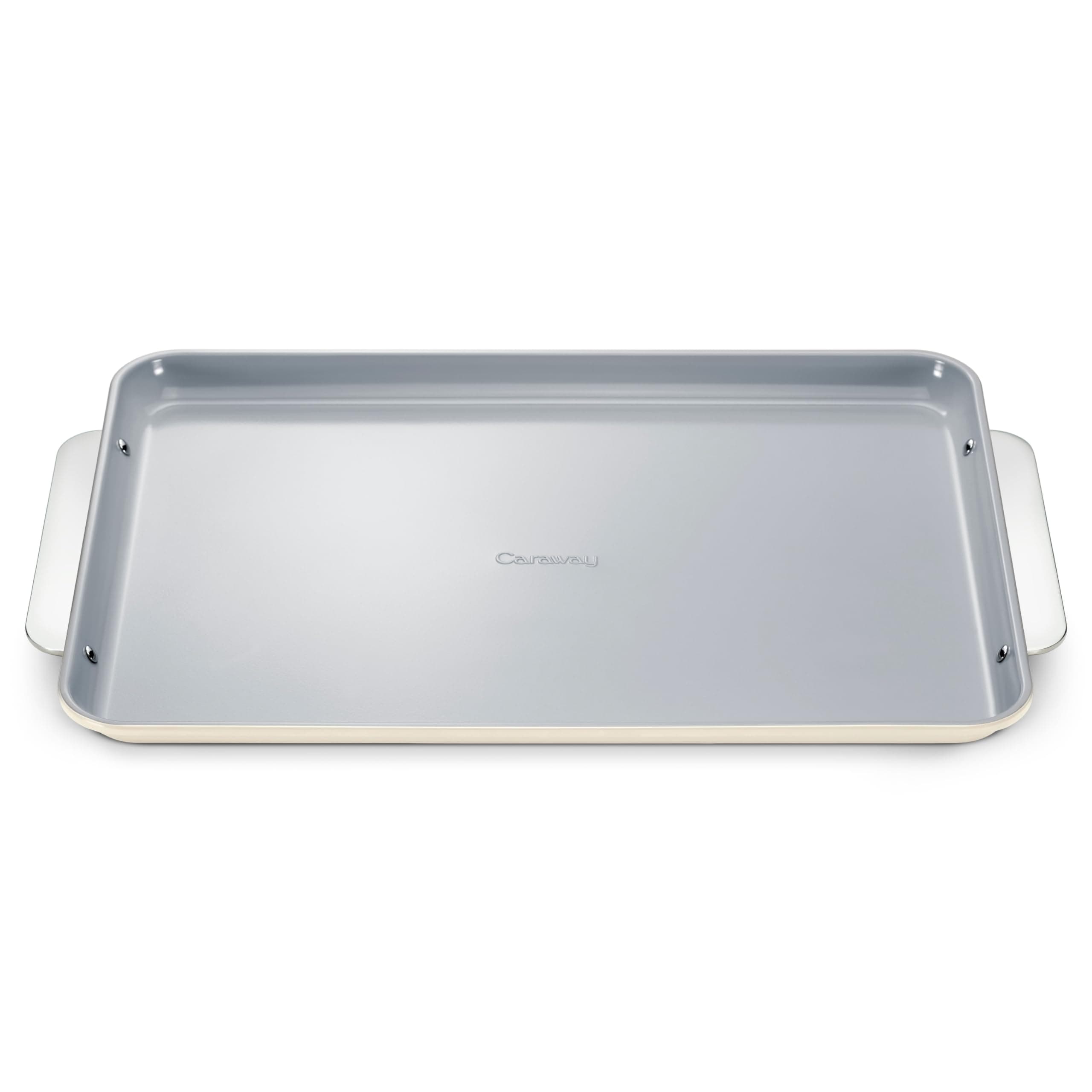Caraway Non-Stick Ceramic Baking Sheet - Naturally Slick Ceramic Coating - Non-Toxic, PTFE & PFOA Free - Perfect for Baking, Roasting, and More - Large (18" x 13") - Cream