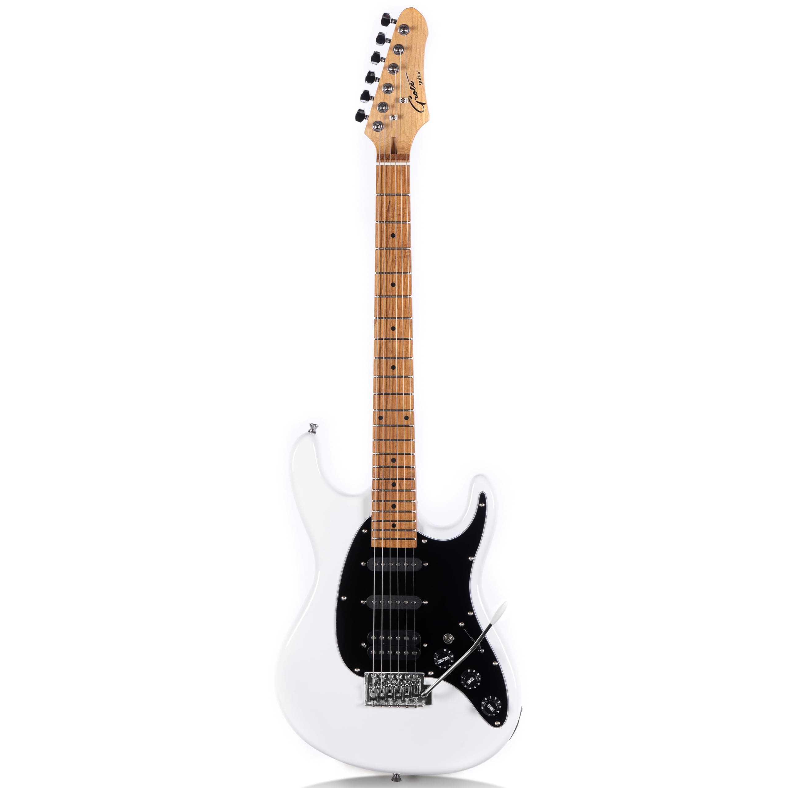 Grote Electric Solid Body Guitar Modern-GST For Beginners (Arctic White)