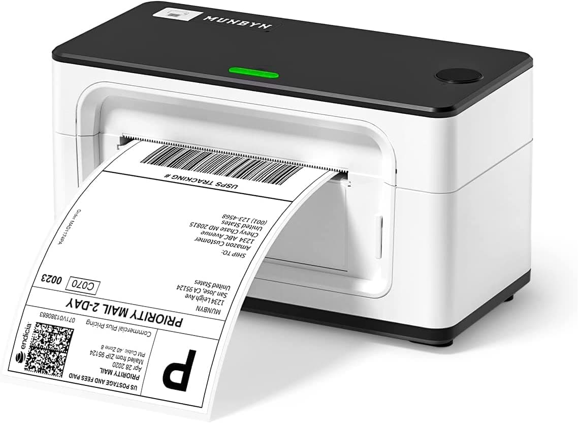 Thermal Label Printer, White