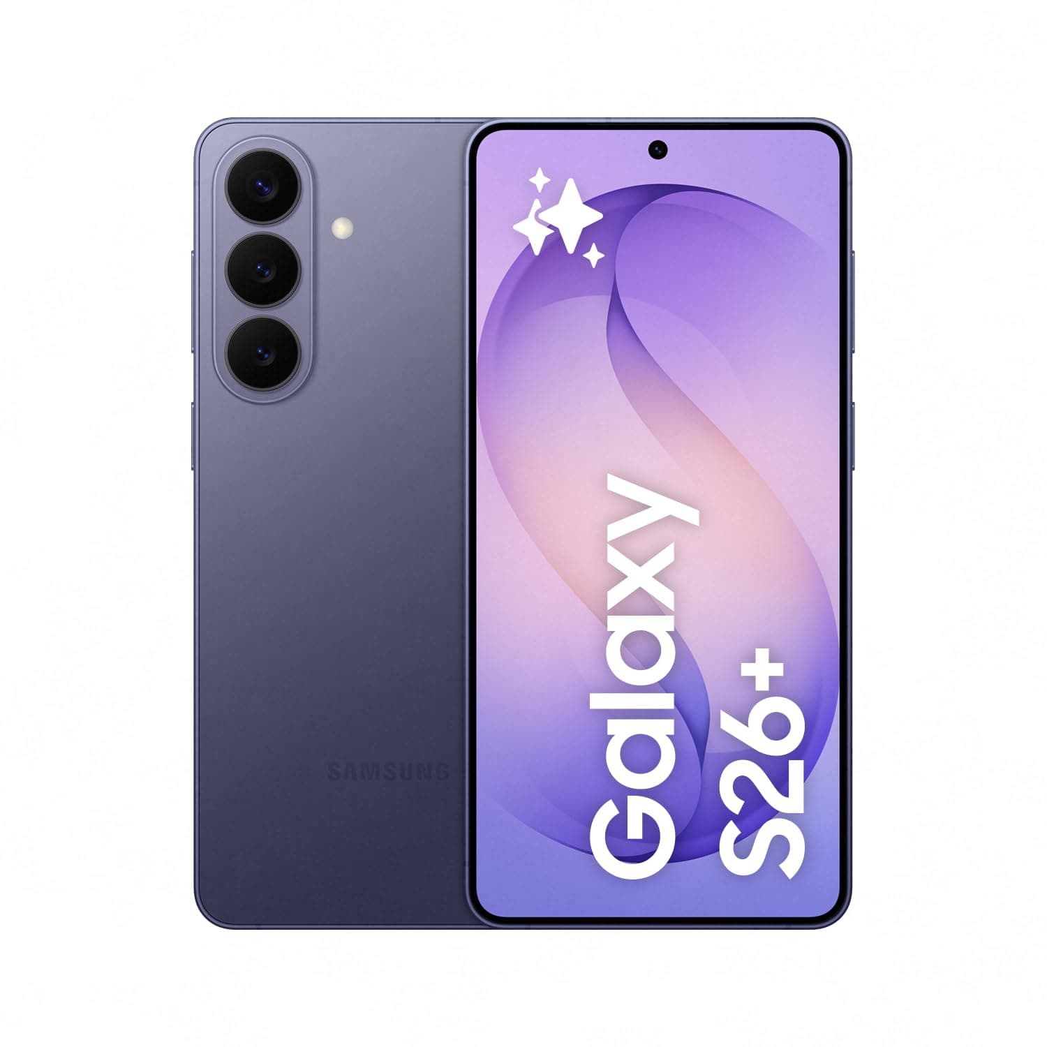 Galaxy S26+ AI Phone, Customised AP Processor, 50 MP Camera, 12 GB Memory, 512 GB Storage, 4900 mAh Battery, Galaxy AI, Cobalt Violet, 3 Year Extended Warranty (UK Version)