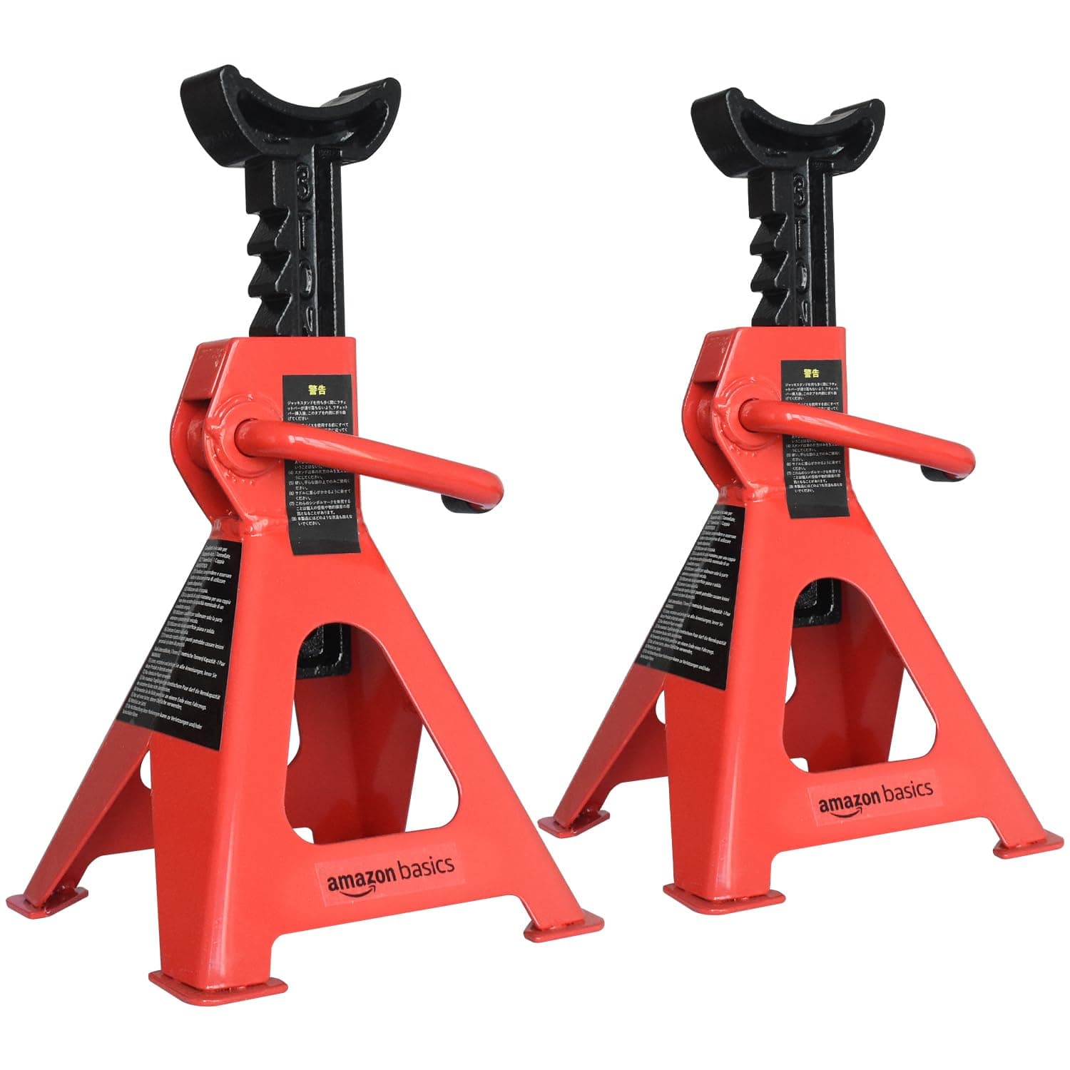 Steel Jack Stands, 3 Ton Capacity - 1 Pair