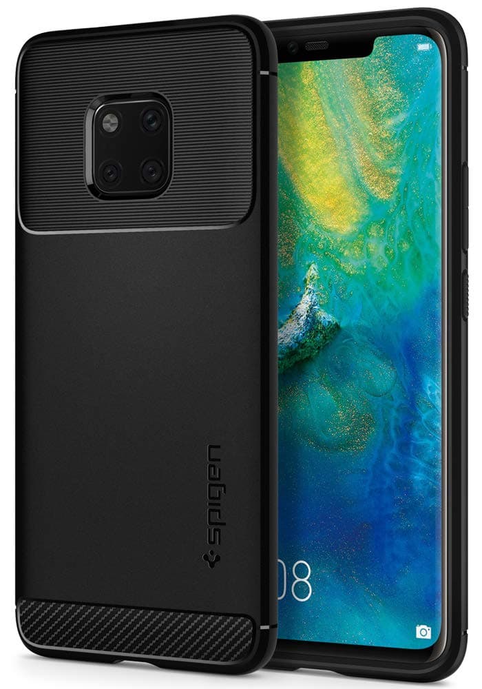 Spigen Rugged Armor Back Cover for Huawei Mate 20 - Matte Black