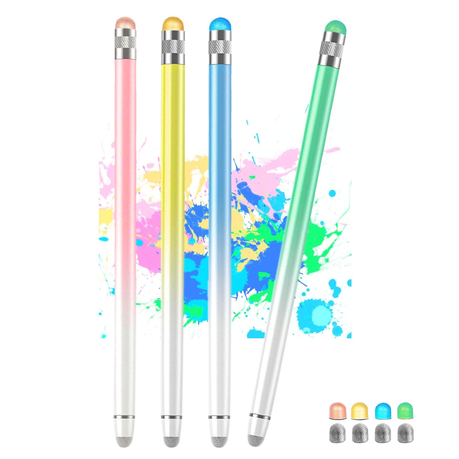 Luntak Stylus Pens for Touch Screens with 8 Extra Tips