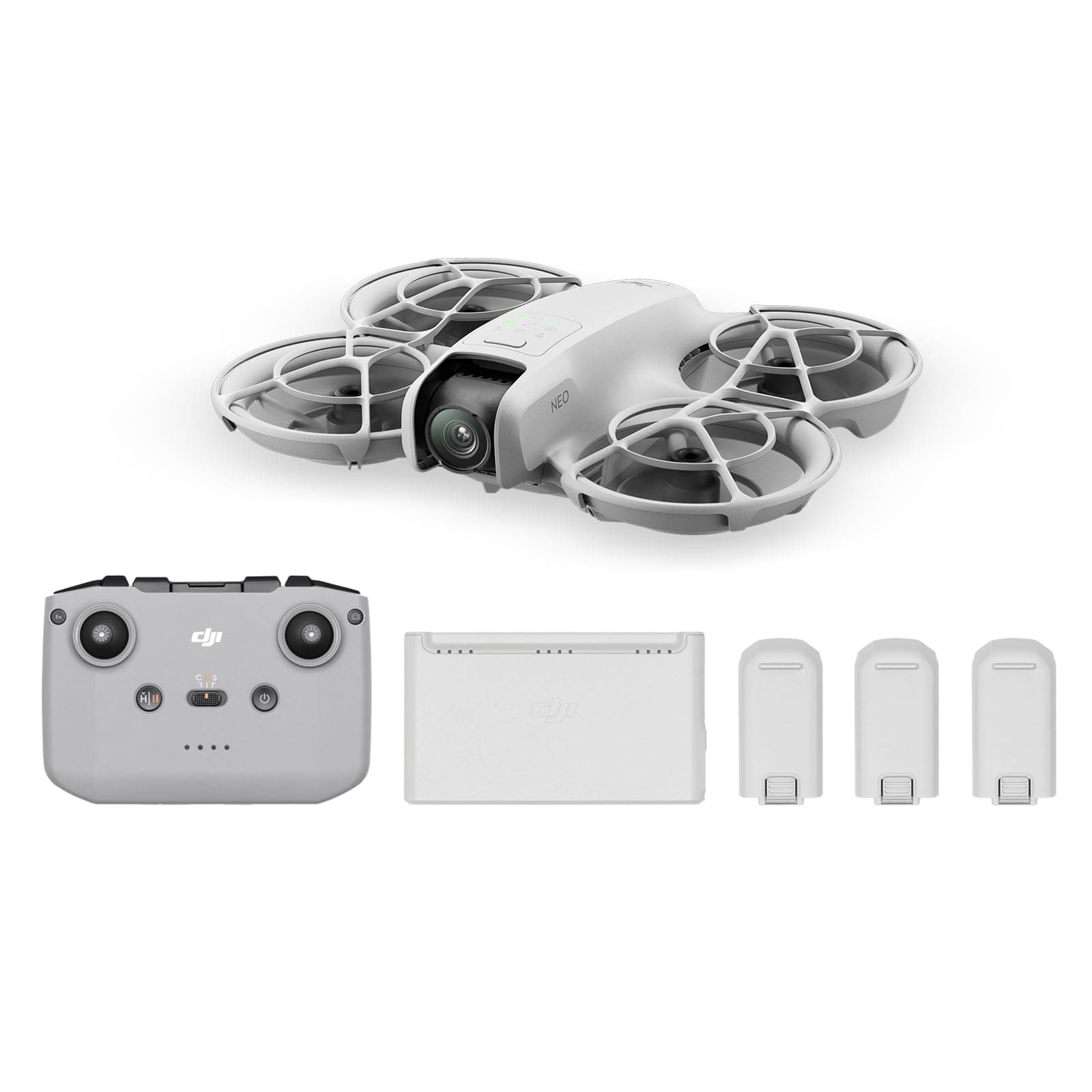 Neo Fly More Combo (RC-N3 Included) Drone with Camera 4K UHD Camera Mini Drone FPV Drone 3 Batteries 54 Minutes Total Flight Time 135g Lightweight Auto Tracking Drone Take Off from Palm Subject
