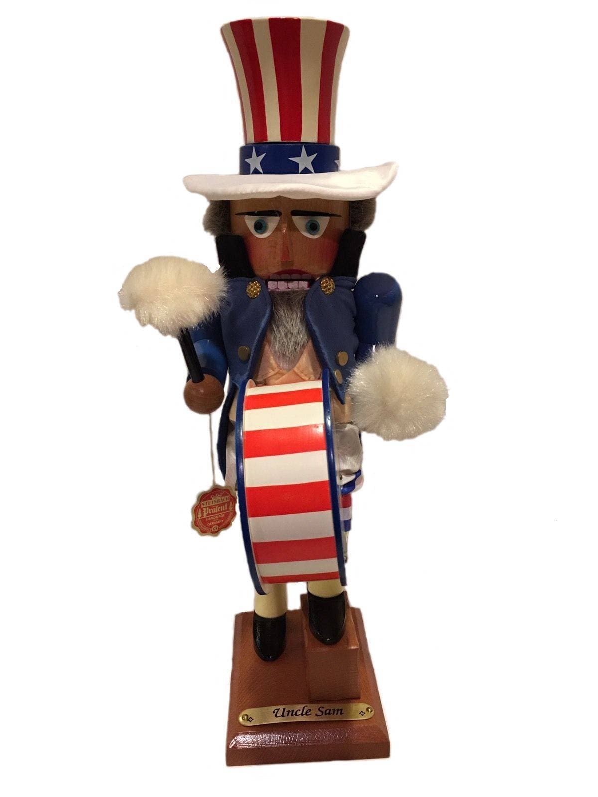 Signed Herr Steinbach NutcrackerUncle Sam Musical First in Series Limited Edition