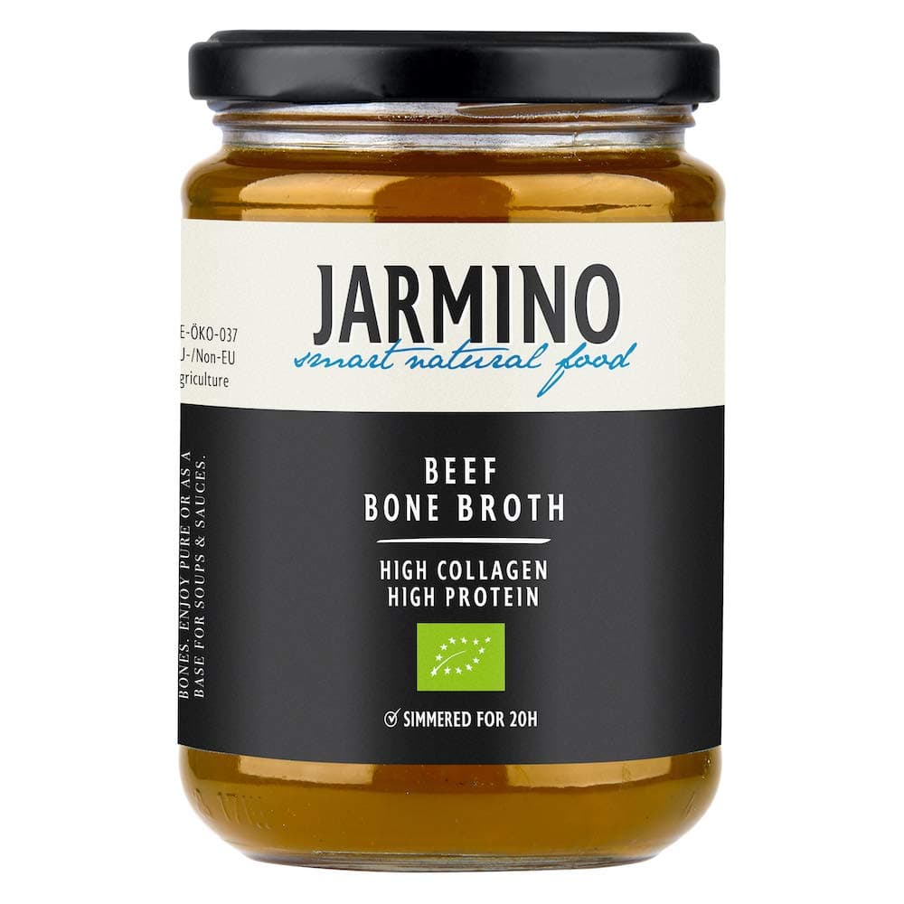 Bone Broth (6x350 ml)| Organic beef bone broth | Grazing & Grass-fed | Beef stock, keto food, fasting beef broth