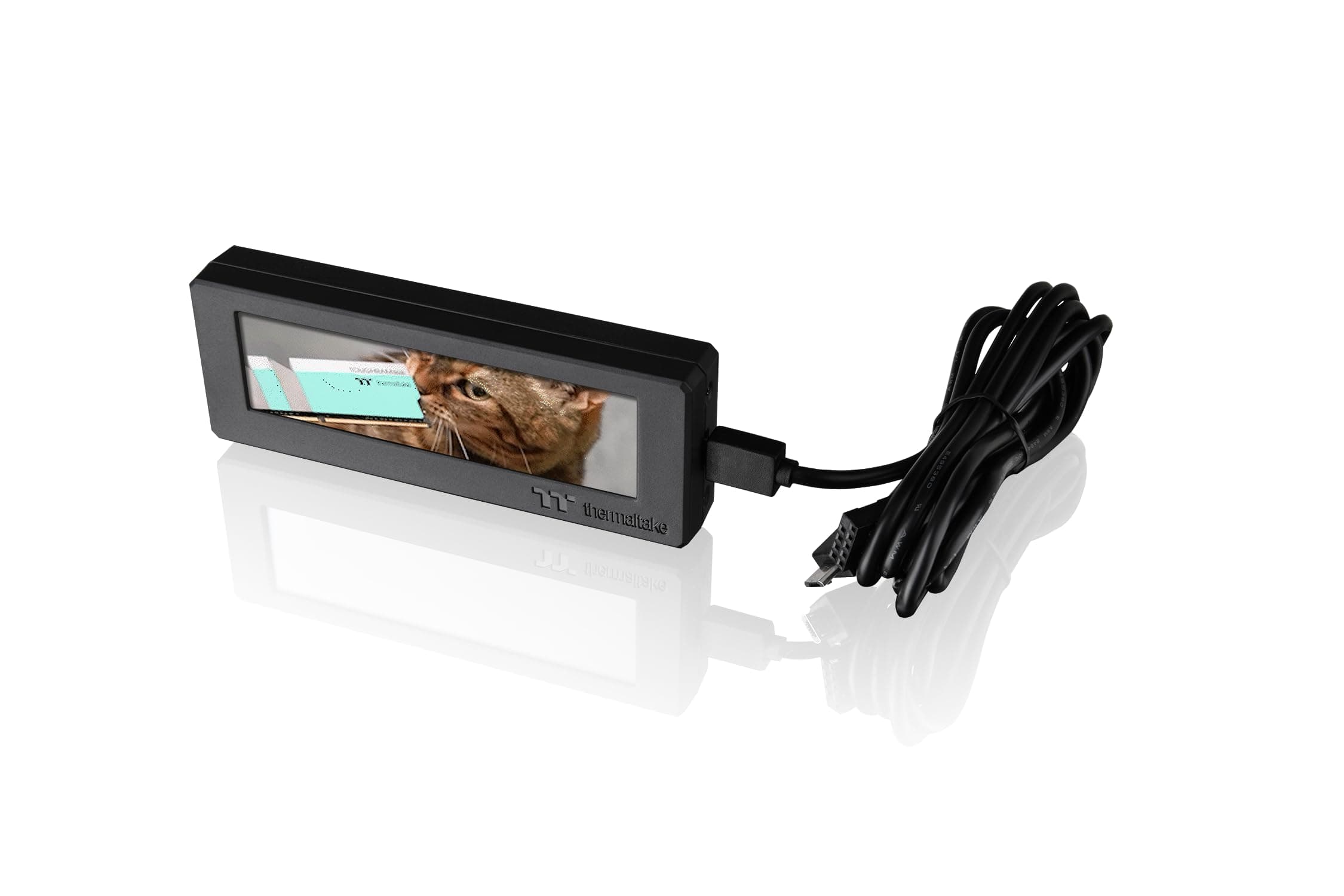 Thermaltake Tower 300/600 Series LCD Panel Kit; 3.9" LCD Display; Supported by Tt RGB Plus 2.0 Software; AC-073-OO1NAN-A1; 3 Year Warranty