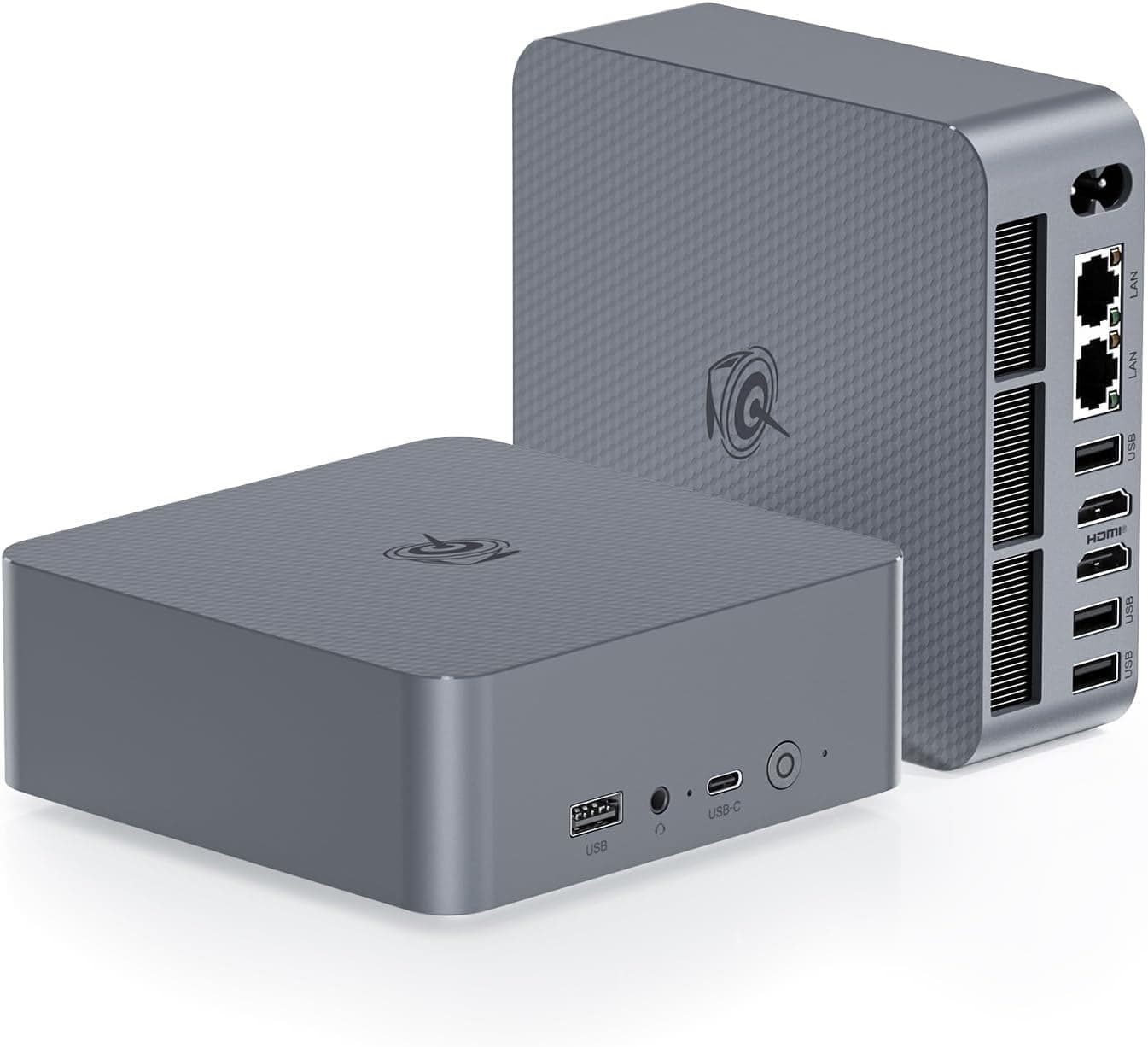 Beelink EQI12 Mini PC W-11 Pro i3-1220P 16GB DDR4 500GB NVMe M.2 SSD Dual Display 4K@60Hz Output, Wi-Fi 6, BT5.2, Dual RJ45 1000M LAN, Built in PSU Office Mini Computer