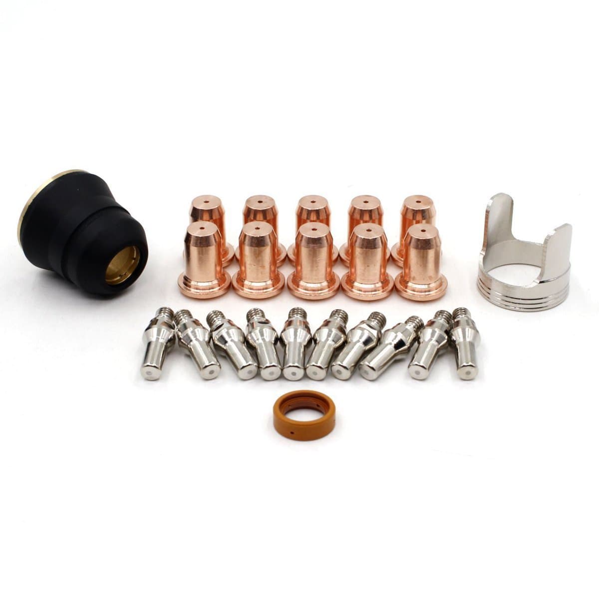 WS PK-23 Plasma Cutting PT-60 PT60 IPT-60 IPT60 Torch Swirl Ring & Shield Cap & Tip 1.0mm 0.039'' Electrode