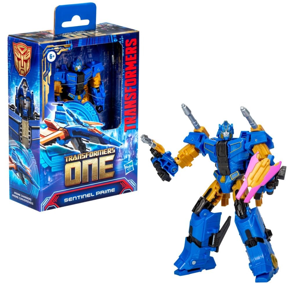 Transformers One Prime Changer Sentimal Prime 5" Robot Action Figure Interactive Toy for Boys and Girls Ages 6+