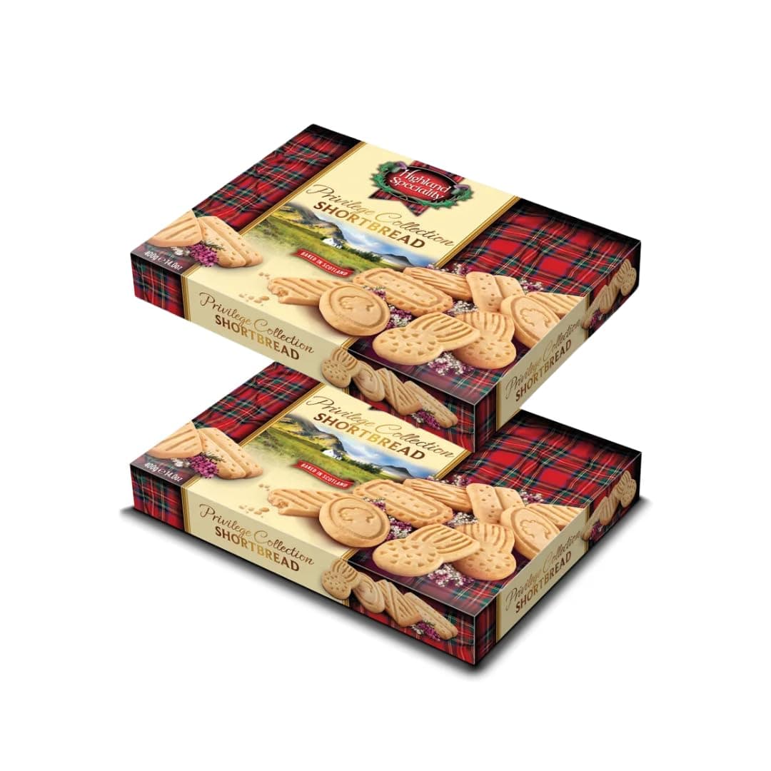 HIGHLAND SPECIALITY PRIVILEGE SHORTBREAD Gift, Scottish Shortbread | Biscuit Selection Box