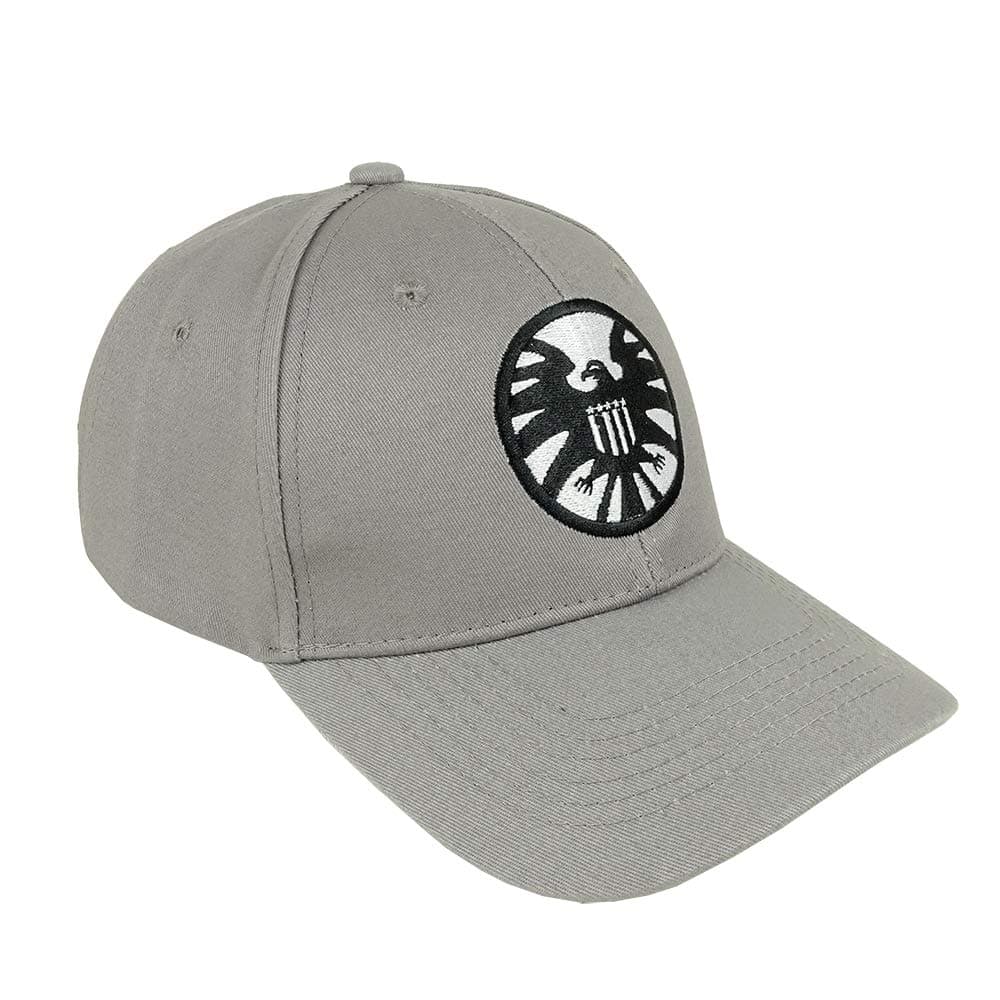 Captain Marvel Hat Carol Danvers Cap Grey Embroidery Shield Carol Susan Jane Danvers Cosplay Hat