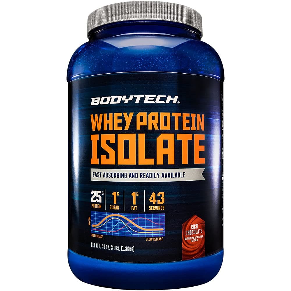 Bodytech Whey Protein Isolate 1.4kg Powder Rich Chocolate