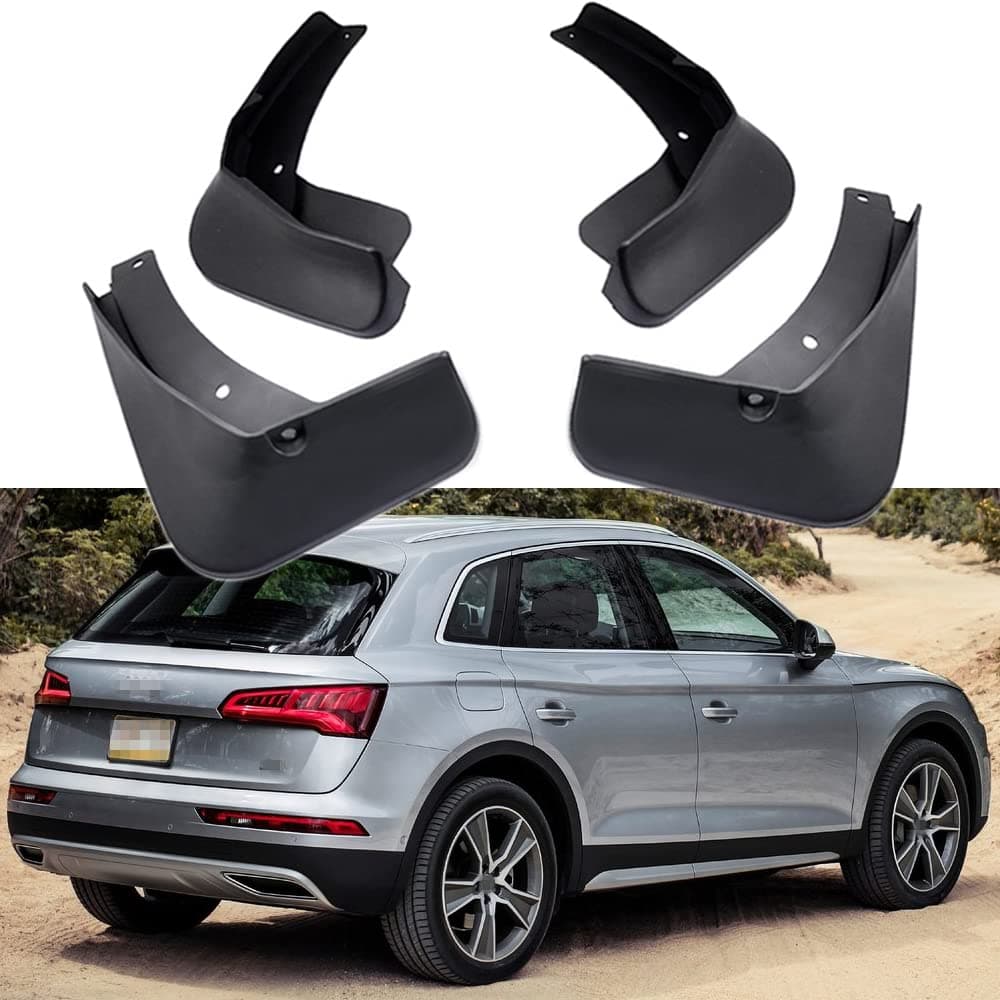 Car Mud Flaps Splash Guards Fender Mudguard Compatible with Audi Q5 2018-2023 19 20 21 22 (No SQ5 and Q5 S-Line Models)