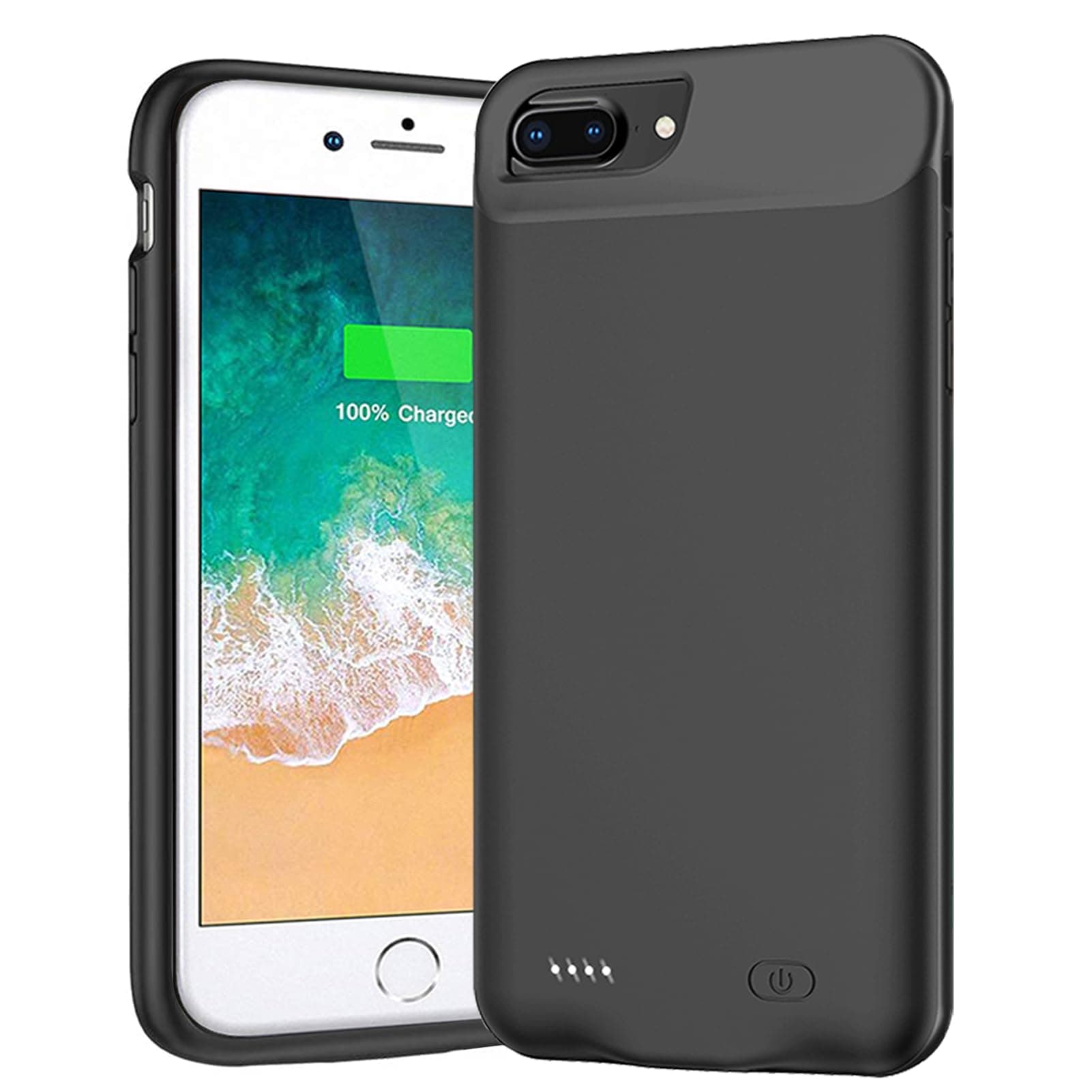 - Battery Case for iPhone 6s Plus/6 Plus/7 Plus/8 Plus, 10000mAh Portable Protective Charging Case Compatible with iPhone 6s Plus/6 Plus/7 Plus/8 Plus (5.5 inch) Battery Pack Case with Carplay (Black)