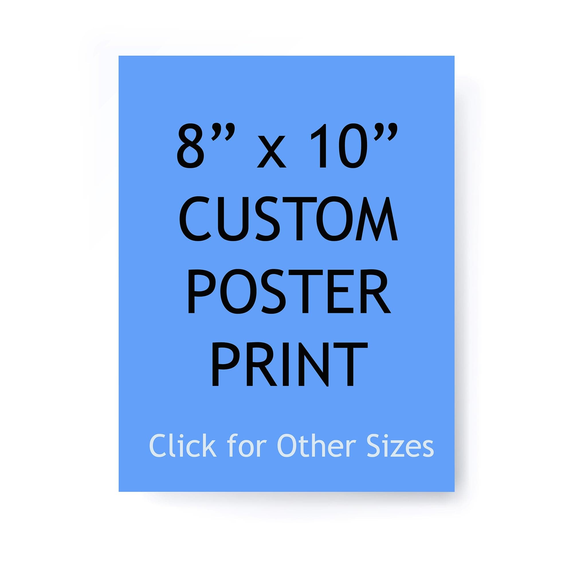 Pera Print - Custom Poster Print - Upload Your Image/Photo - Personalized Photo Prints, Create Your Own Poster - Print Any Photos, Images - 8 x 10 inches