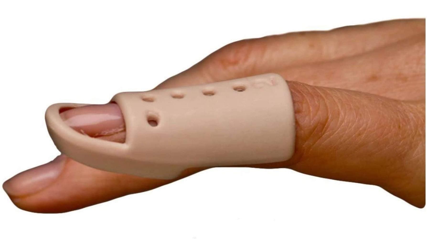 New Mallet Finger Splint DIP Joint Support by Solace Care - Advance Finger Splint Adjustable PIP Joint Support - Protection Fracture Pain Stack Splint (#07)