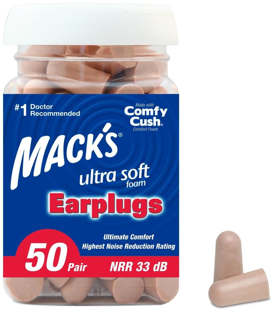 Ultra Soft Foam Earplugs