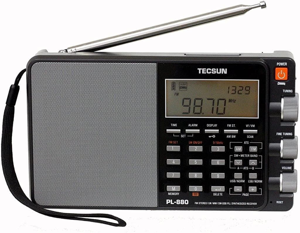PL880 Portable Digital PLL Dual Conversion AM/FM, Longwave & Shortwave Radio with SSB (Single Side Band) Reception