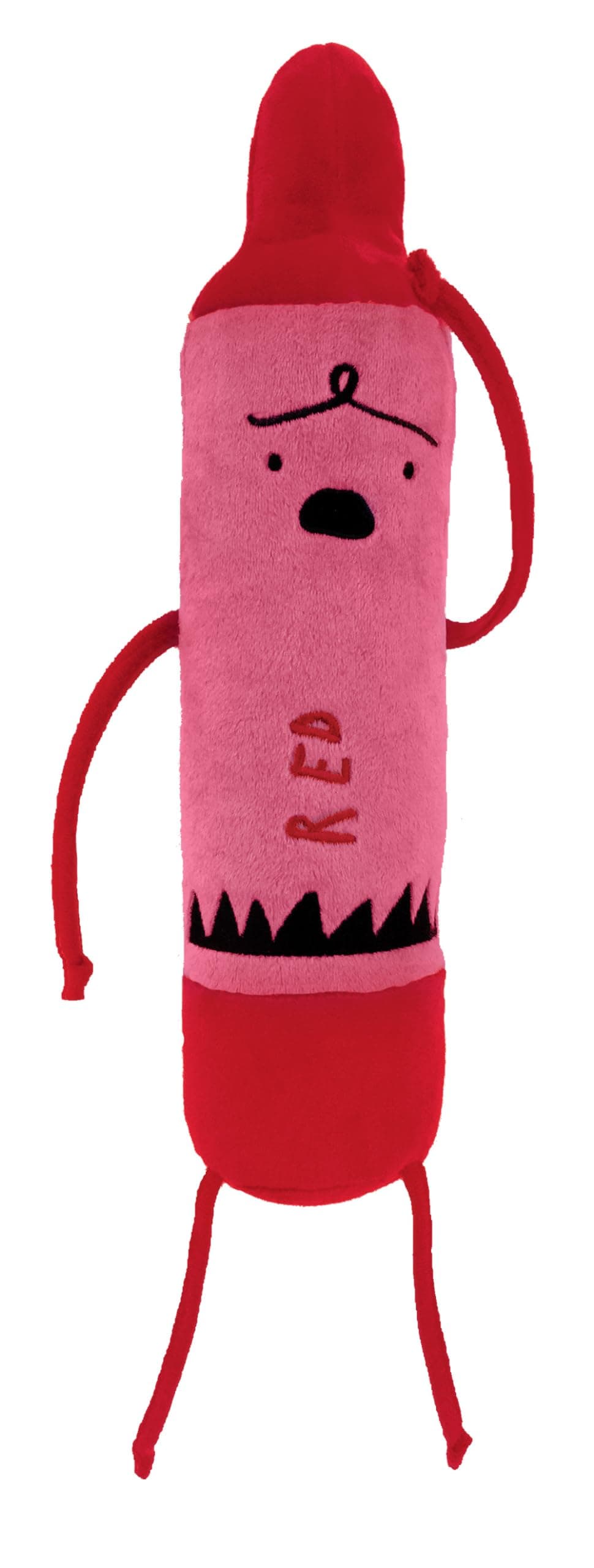 The Day the Crayons Quit Red Soft Plush Crayon Toy, 12-Inch, from Drew Daywalt and Oliver Jeffer's The Day the Crayon's Quit Book Series