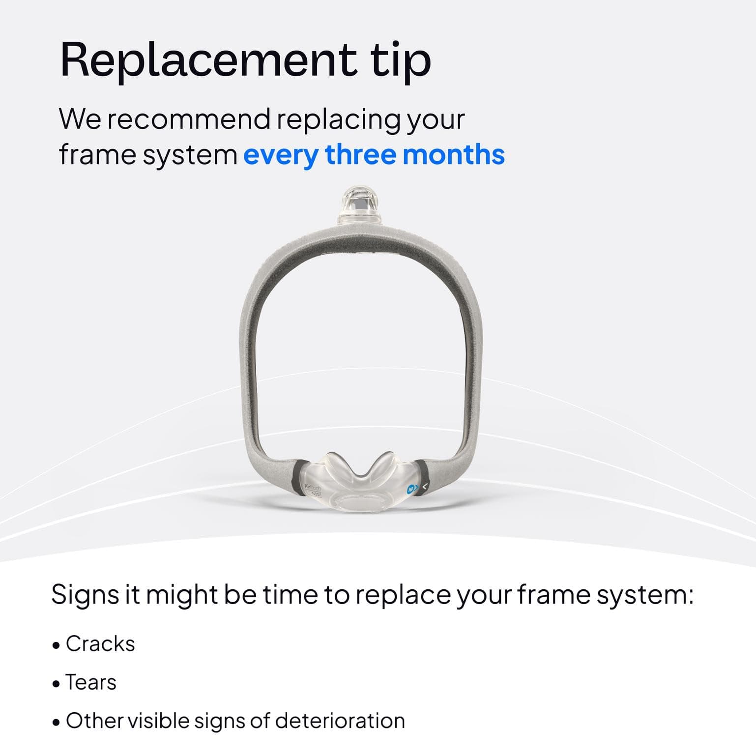 ResMed AirTouch N30i Frame System (No Headgear) - Standard Frame/Medium Cushion