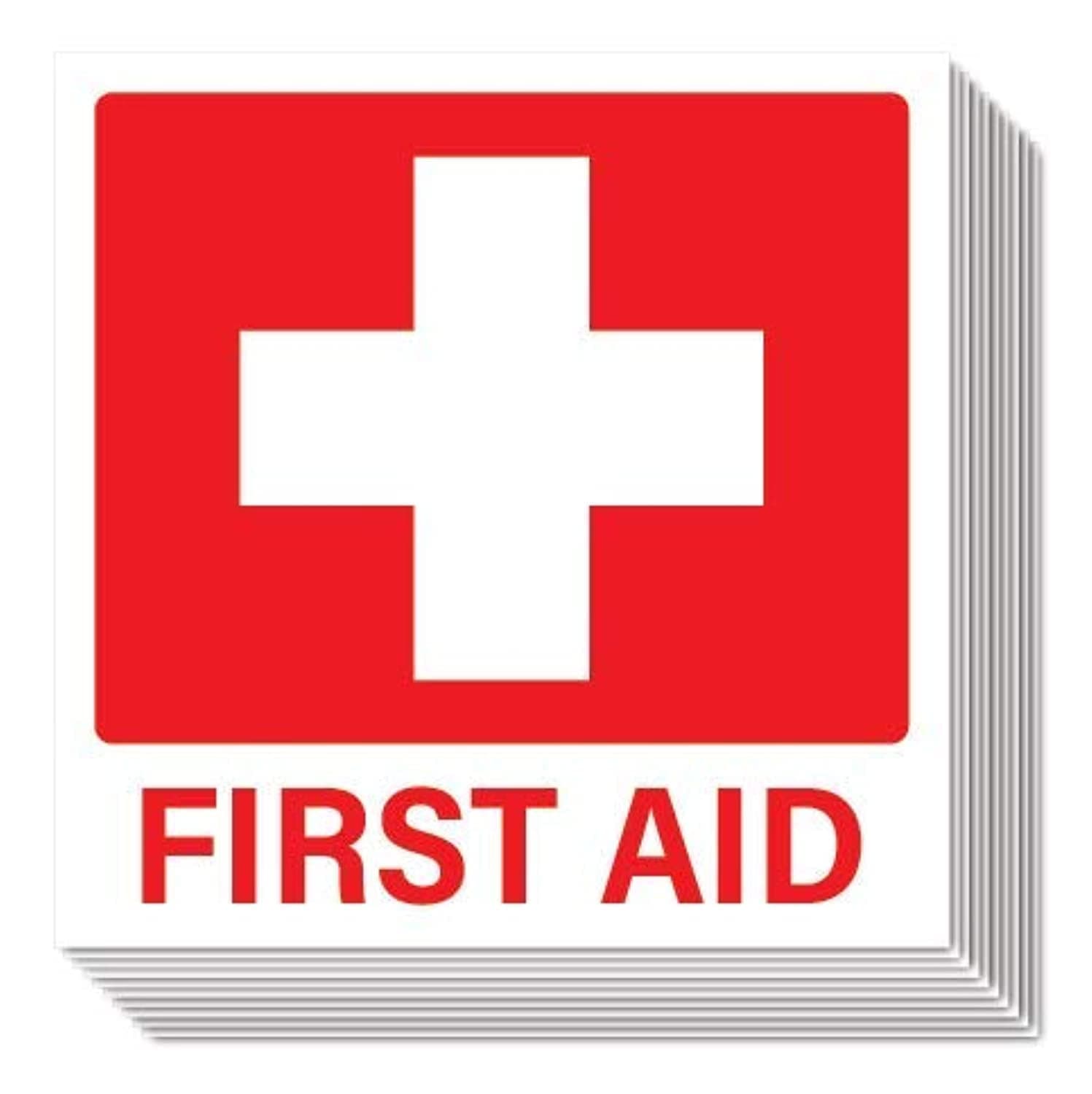 First-Aid Stickers 10 Pack