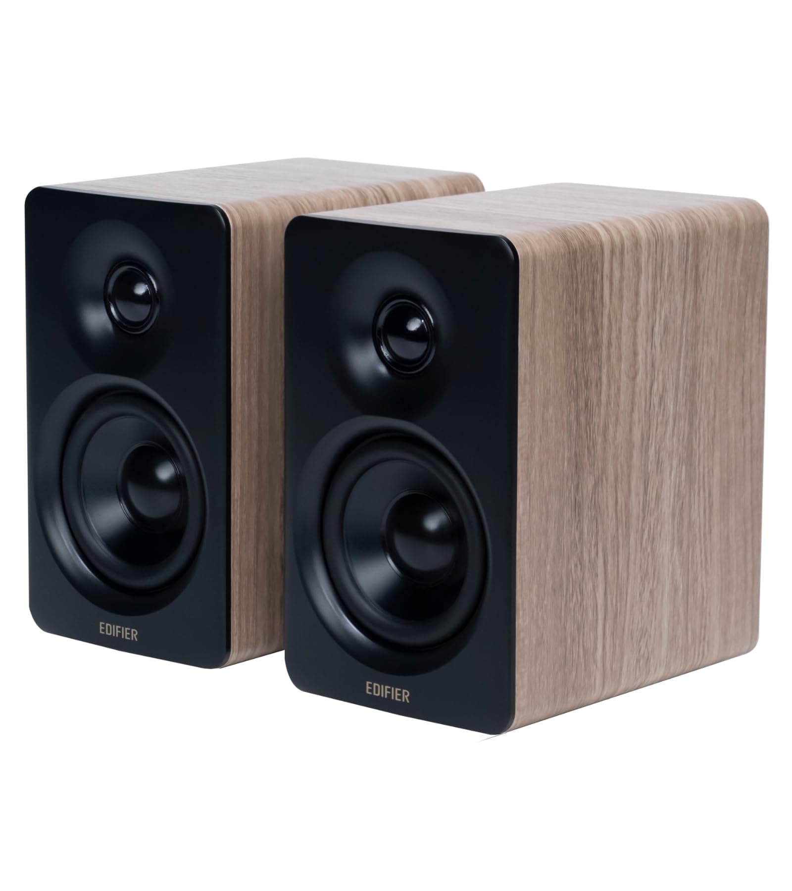 M60 Multimedia Speaker Bluetooth 5.3, 66W RMS, Hi-Res Audio & Hi-Res Wireless Audio, LDAC,3" Mid Bass & 1" Tweeter, USB-C & Aux Inputs, Compact Desktop Speaker – Classic Oak