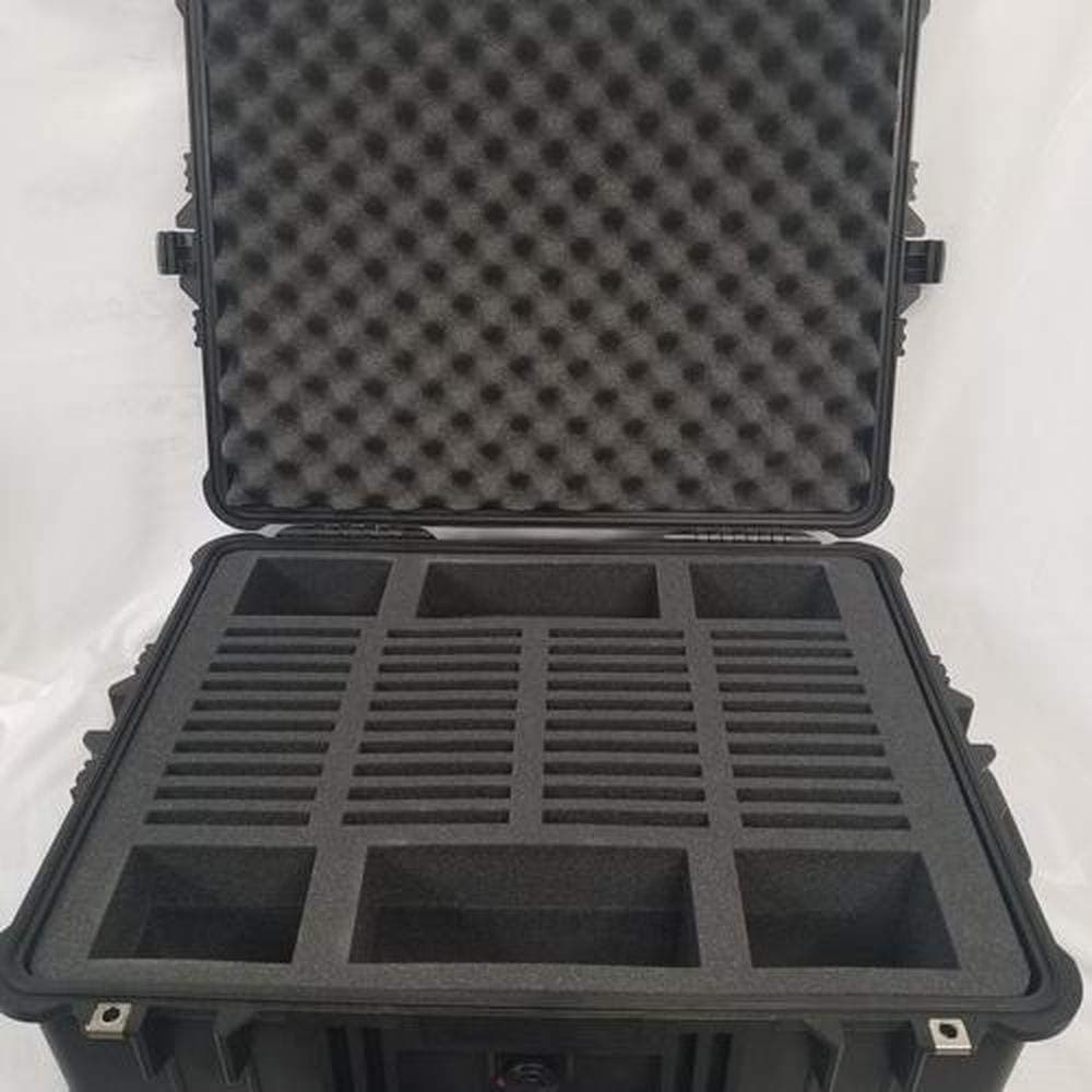 Pelican Case 1610 with Foam Insert for 40 Tablets and Accessories (CASE & Foam)