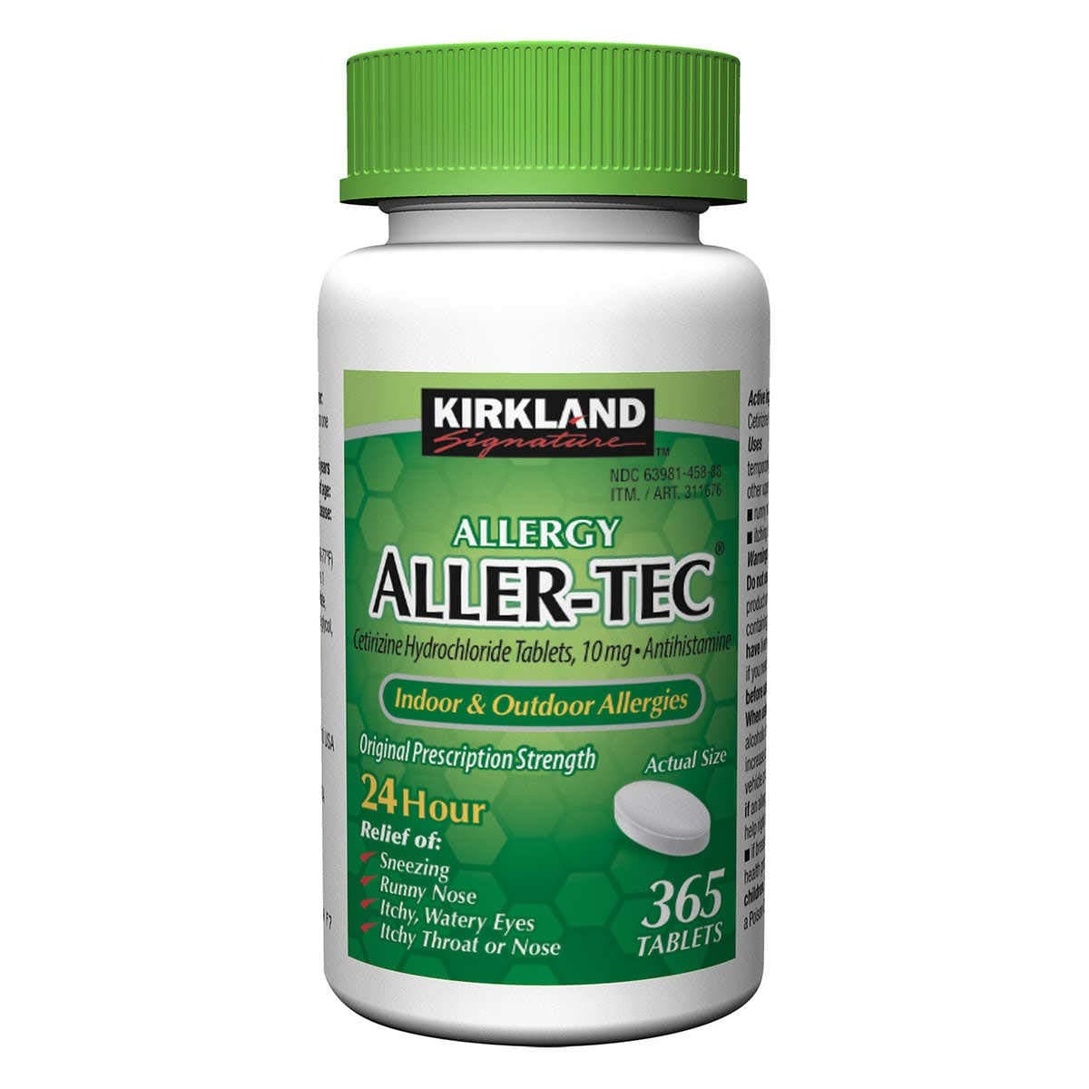 Signature Aller-tec 10mg Tablets - 365 ct - 3 pk