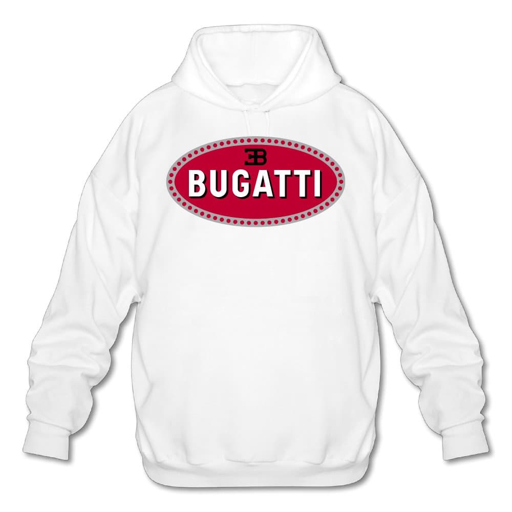 Custom Bugatti Logo Men's Hooded Sweatshirt Fall/Winter