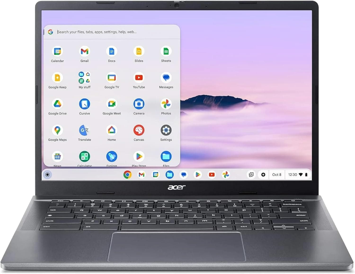 acer 2024 Chromebook Plus 514 Touch Screen Laptop Intel 8-Core i3-N305 8GB LPDDR5 512GB SSD 14" FHD IPS Touch Display Wi-Fi 6E FHD 1080P Webcam SD Card Reader Chrome OS Cefesfy Design Mouse