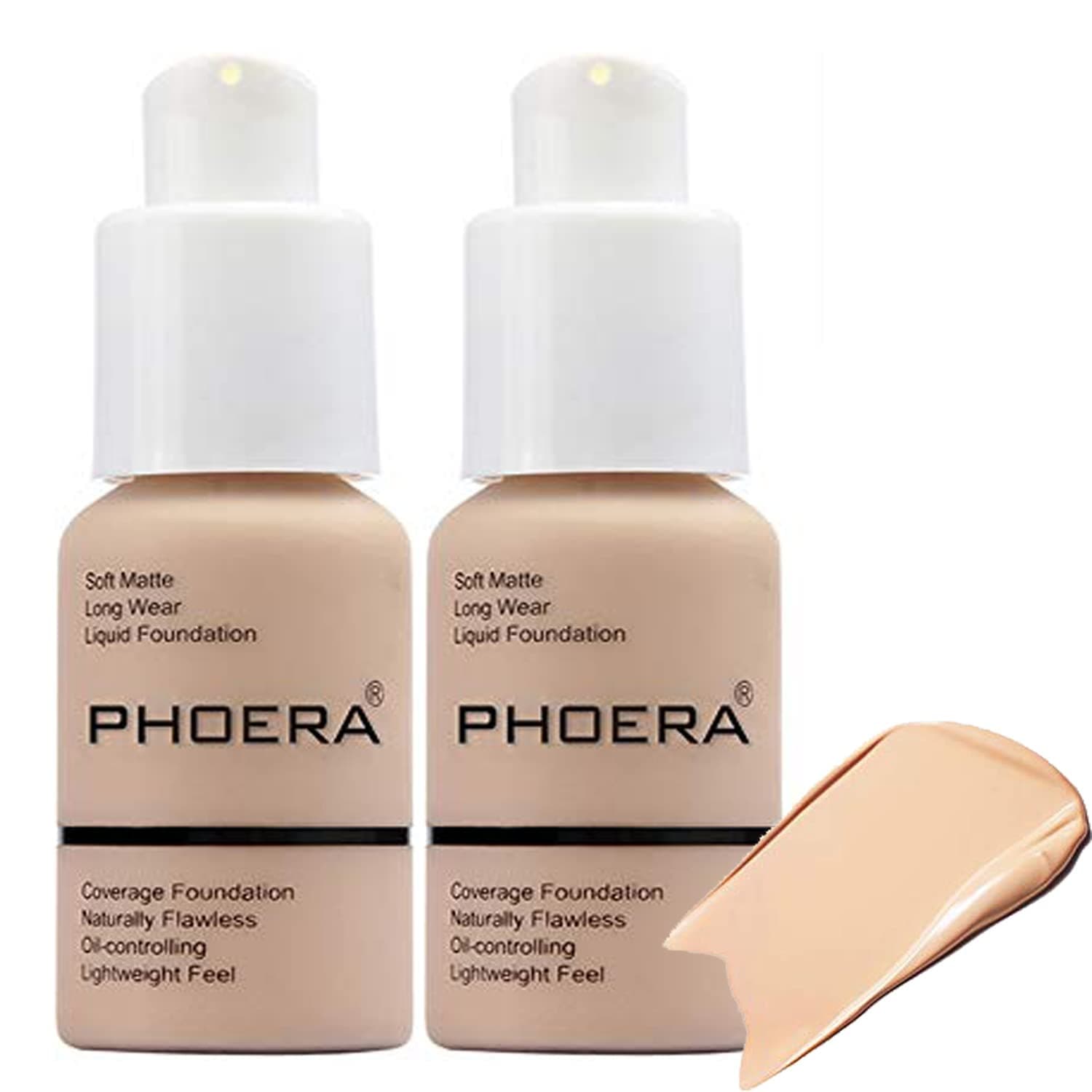 30ml Full Coverage Foundation Flawless Concealer Foundation Matte Oil Control Concealer Long Lasting Moisturizing Base Liquid Cover Cream Colour Changing Foundations for women&girls